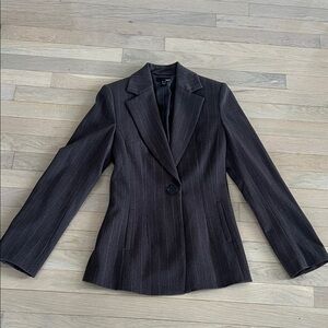H&M Charcoal Pinstripe Blazer